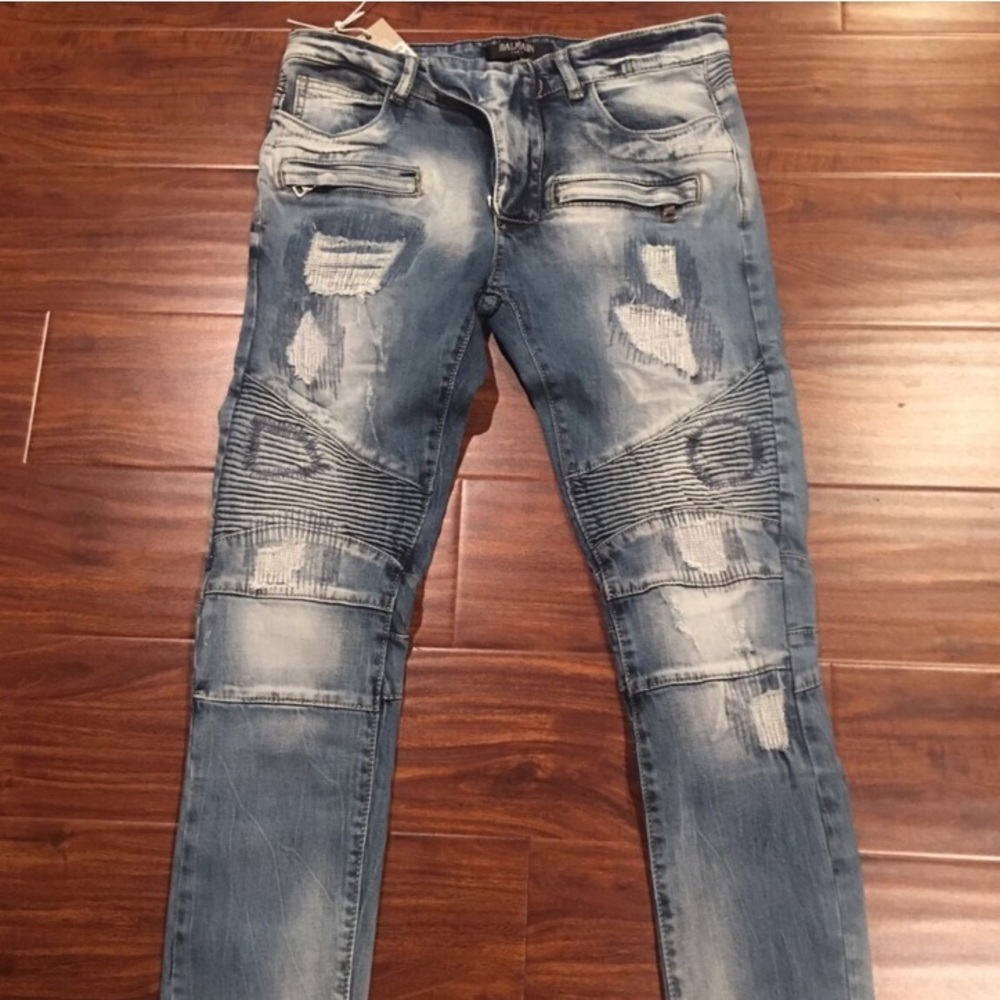 Balmain Biker Jeans
