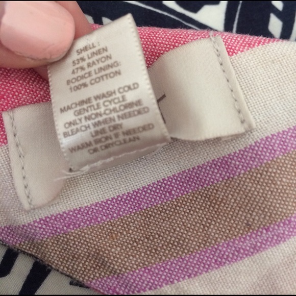 LOFT striped summer dress with pockets - Picture 4 of 4