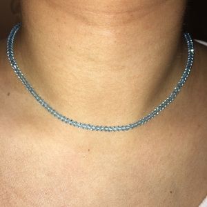 Crystal beaded necklace