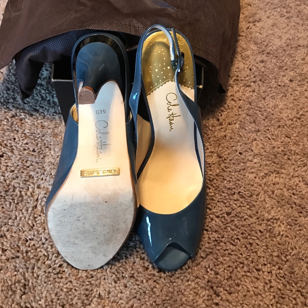 Cole Haan peep toes sling back sandals