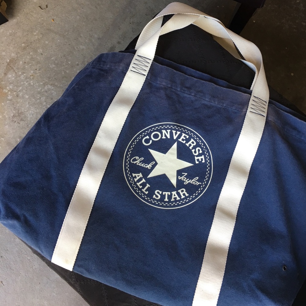 Navy converse bag