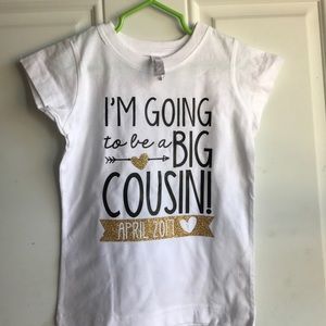Size 4 big cousin tee