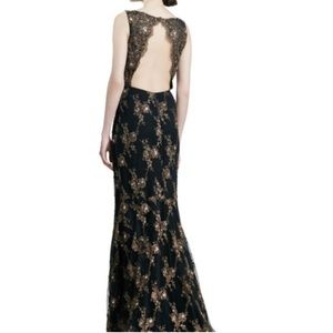 Alice & Olivia Beaded Evening Gown