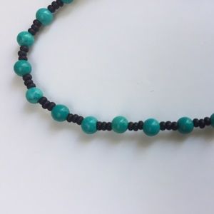 💋NEW: Torquise Black Beads Bracelet