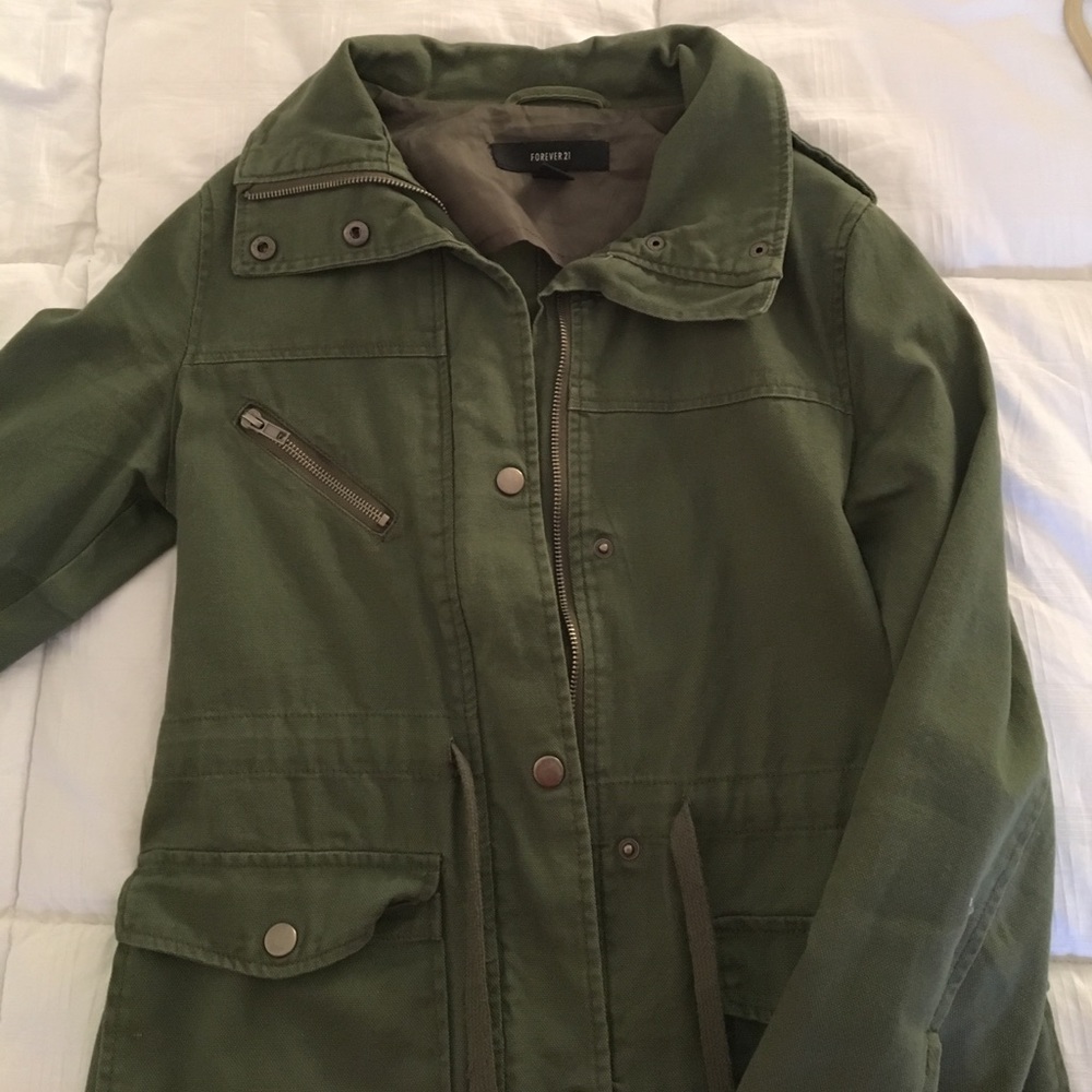 Army green jacket
