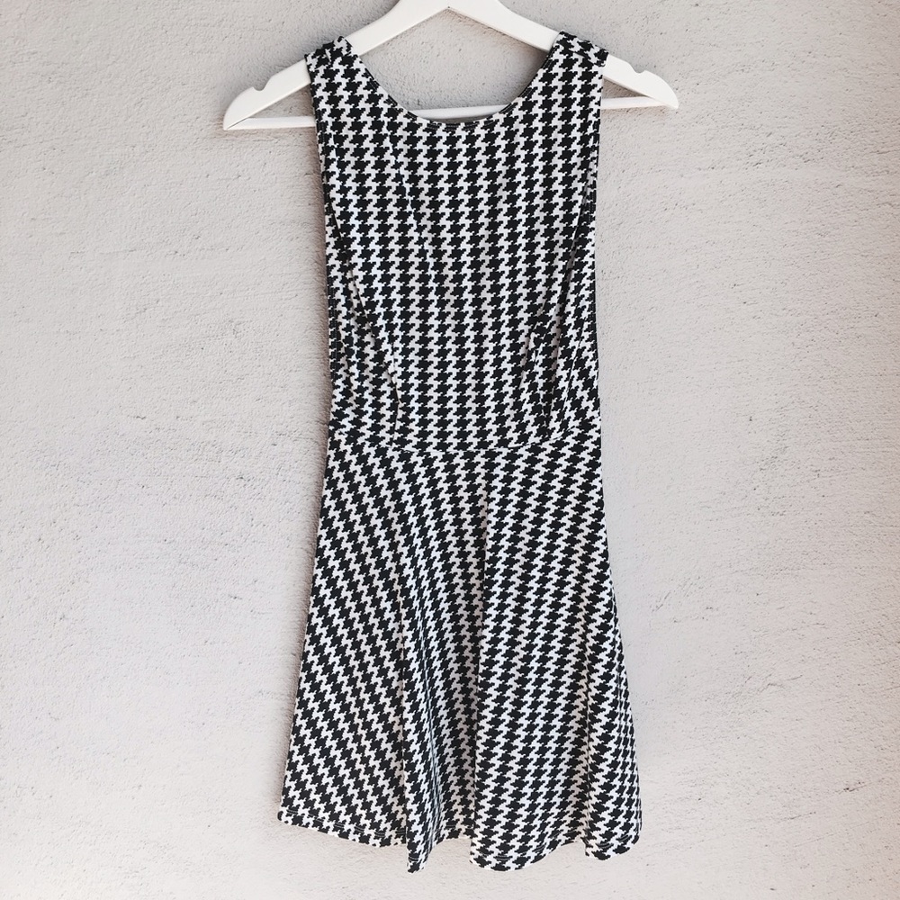 American Apparel Houndstooth Mini Dress