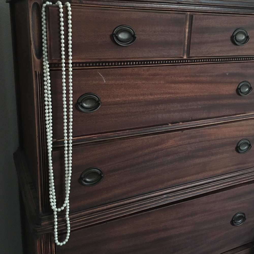 Premier Jewelry LONG fake pearl necklace