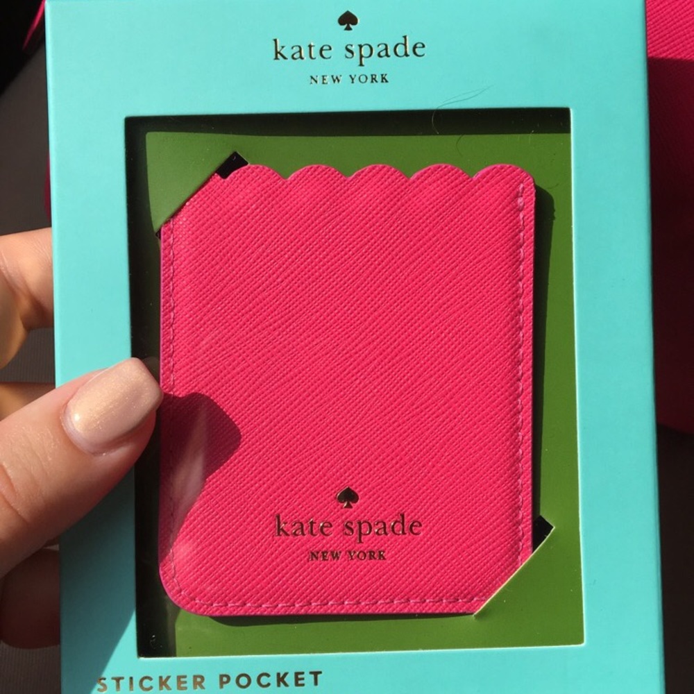 Kate Spade Scallop Sticker Pocket