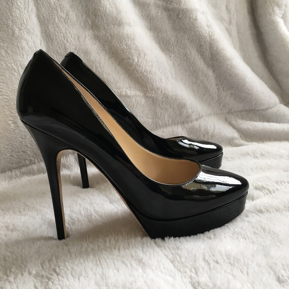 Black patent cosmic Jimmy Choo heels size 38