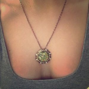 Vintage Bird Pendant Necklace