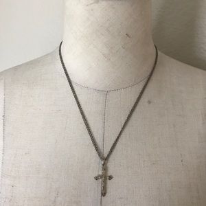 Double Chain Cross 925