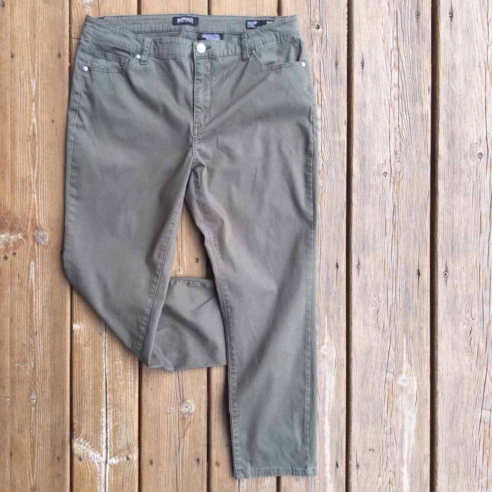 BUFFALO "Daily" Mid-Rise Stretch Skinny Ankle Jean