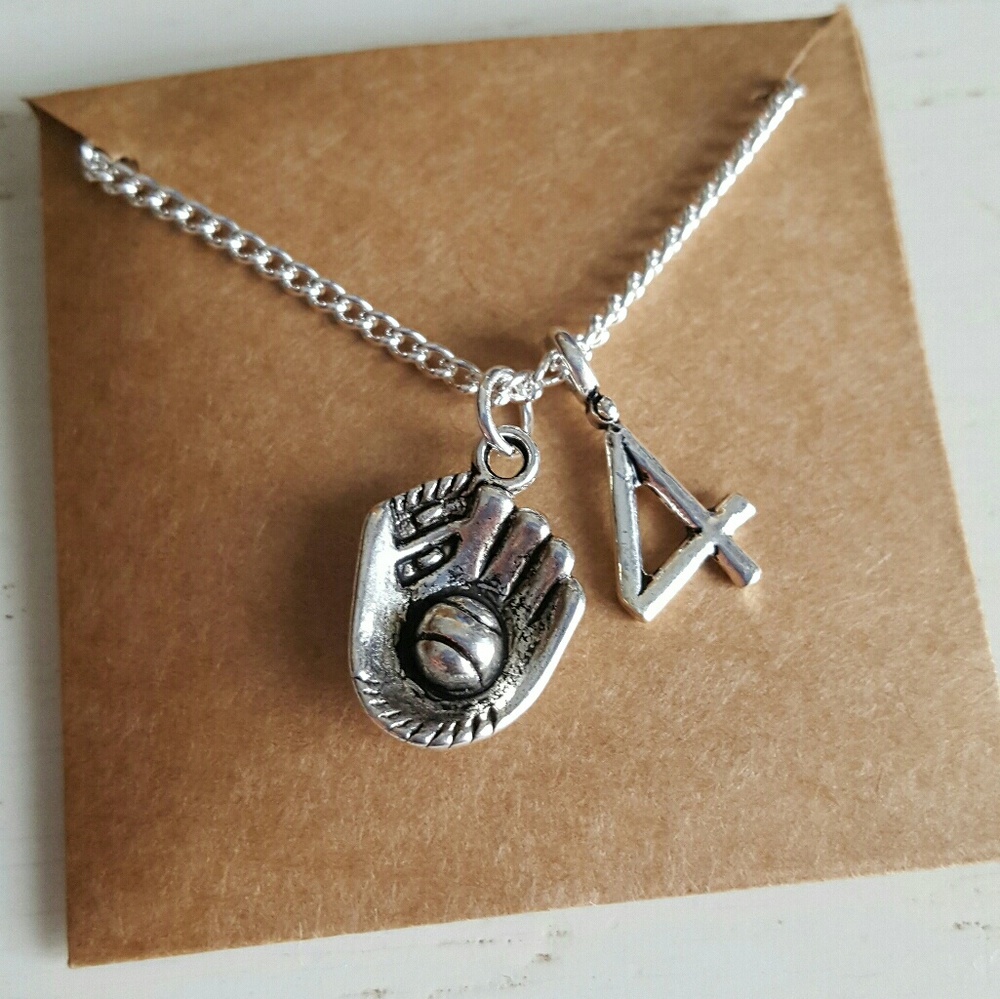 Baseball/Softball Glove necklace