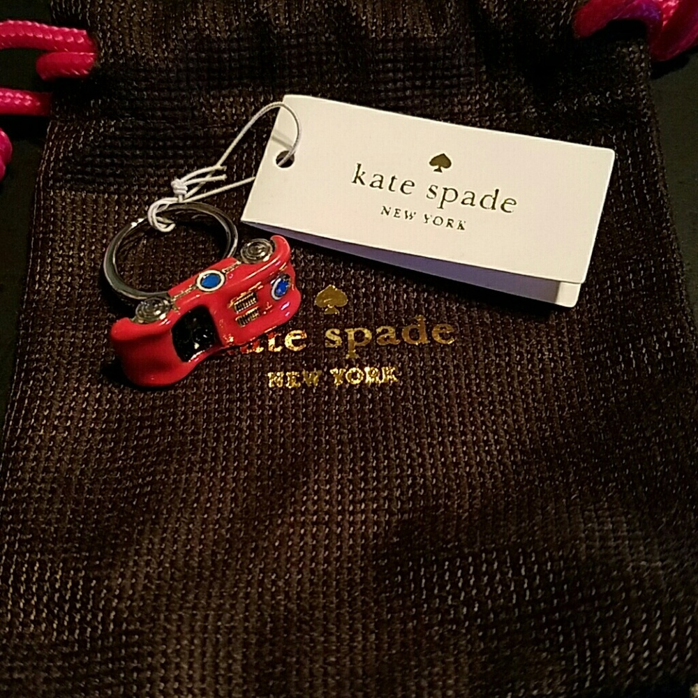 Kate Spade Fast Lane Race Car Ring