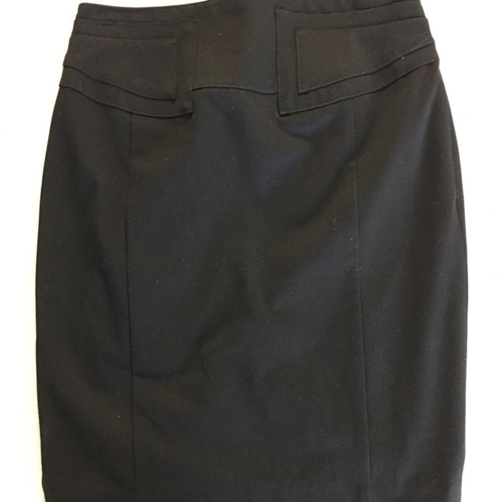 EXPRESS Pencil Skirt With Back Buckle Accent