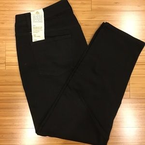 Talbots Woman black slim ankle jeans 16W (NWT)