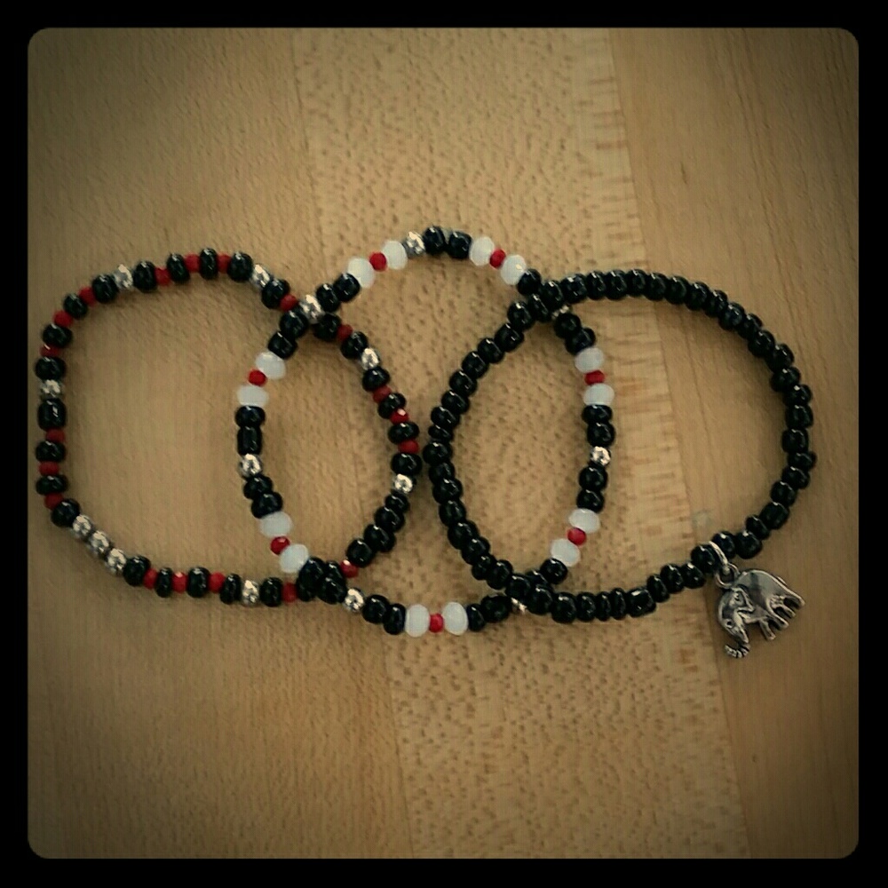 Multicolored Beads Bracelets