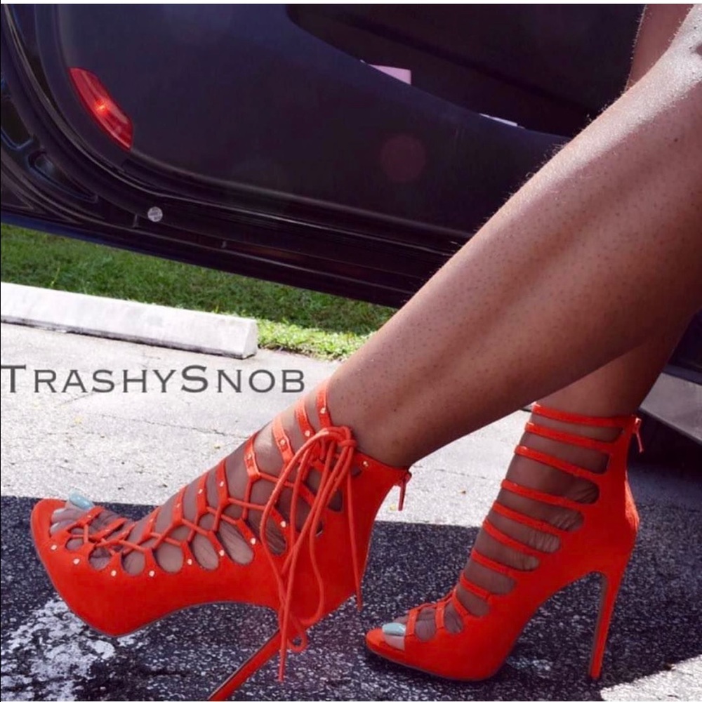 Lace Up Heels