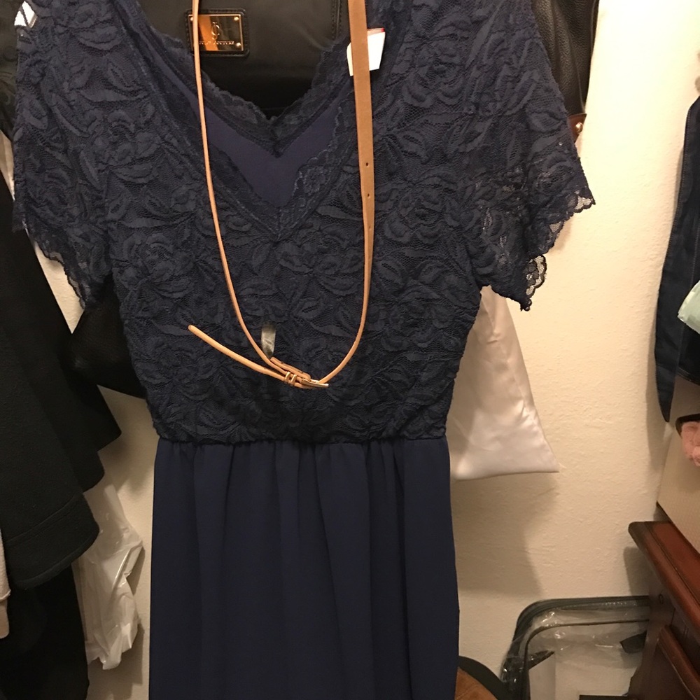 Navy blue dress