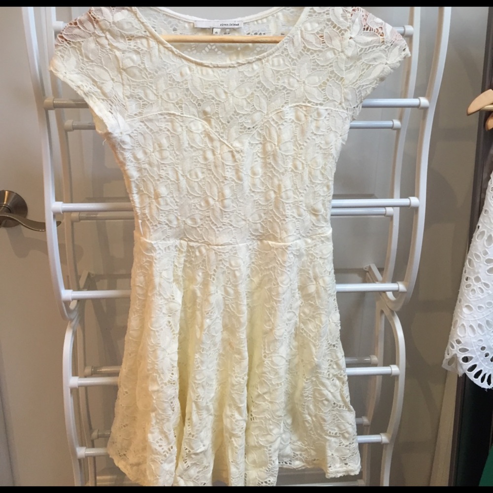 Light Cream Lace Dress