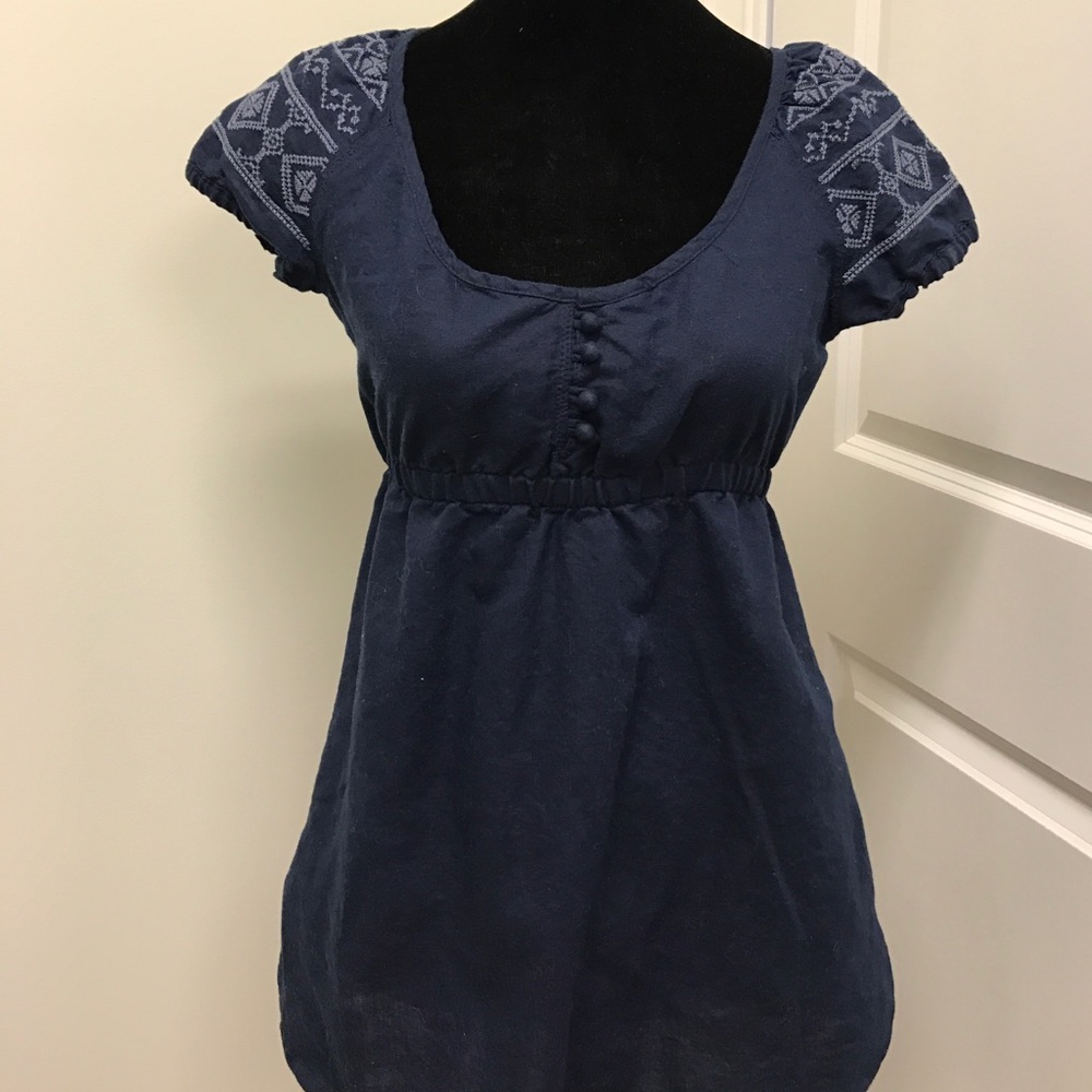 SOLD!  Mango Casuals Linen Top
