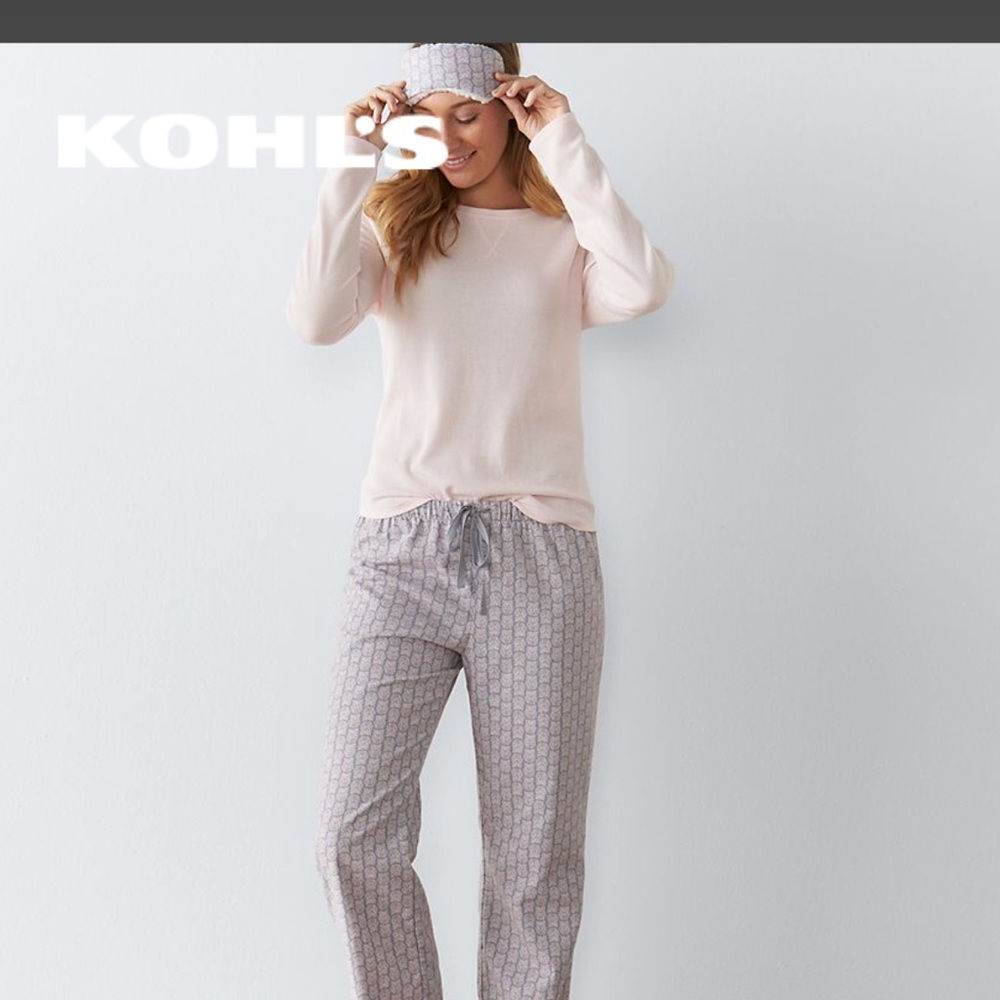 SONOMA PLUS SIZE THERMAL&FLANNEL PAJAMA3 PIECE SET