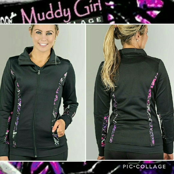 Muddy Girl Camo Jackets & Blazers - Muddy Girl Track Jacket