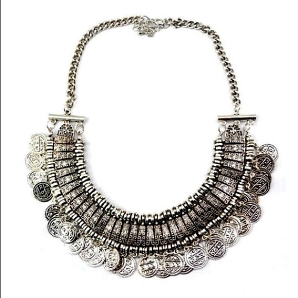 Boho coin necklace - Picture 3 of 3