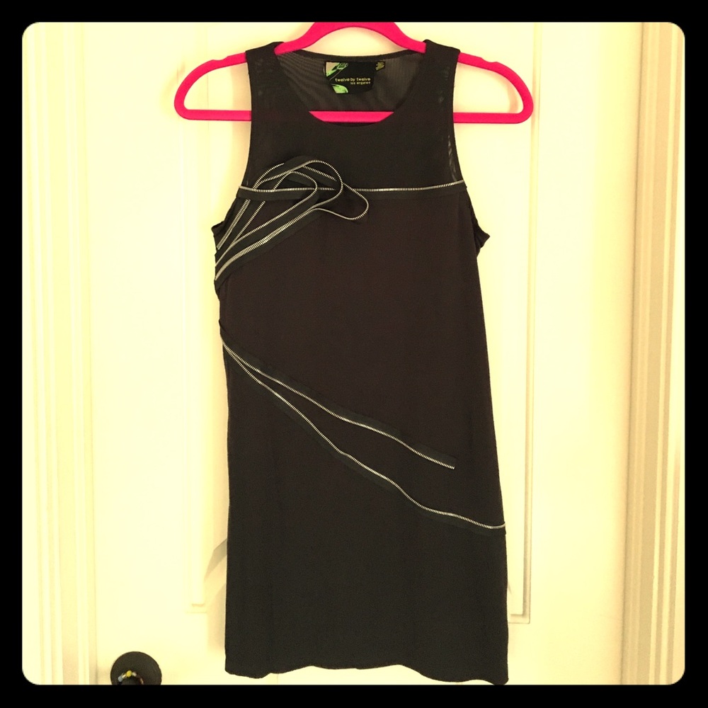 Dark grey, very flattering Party Dress!!