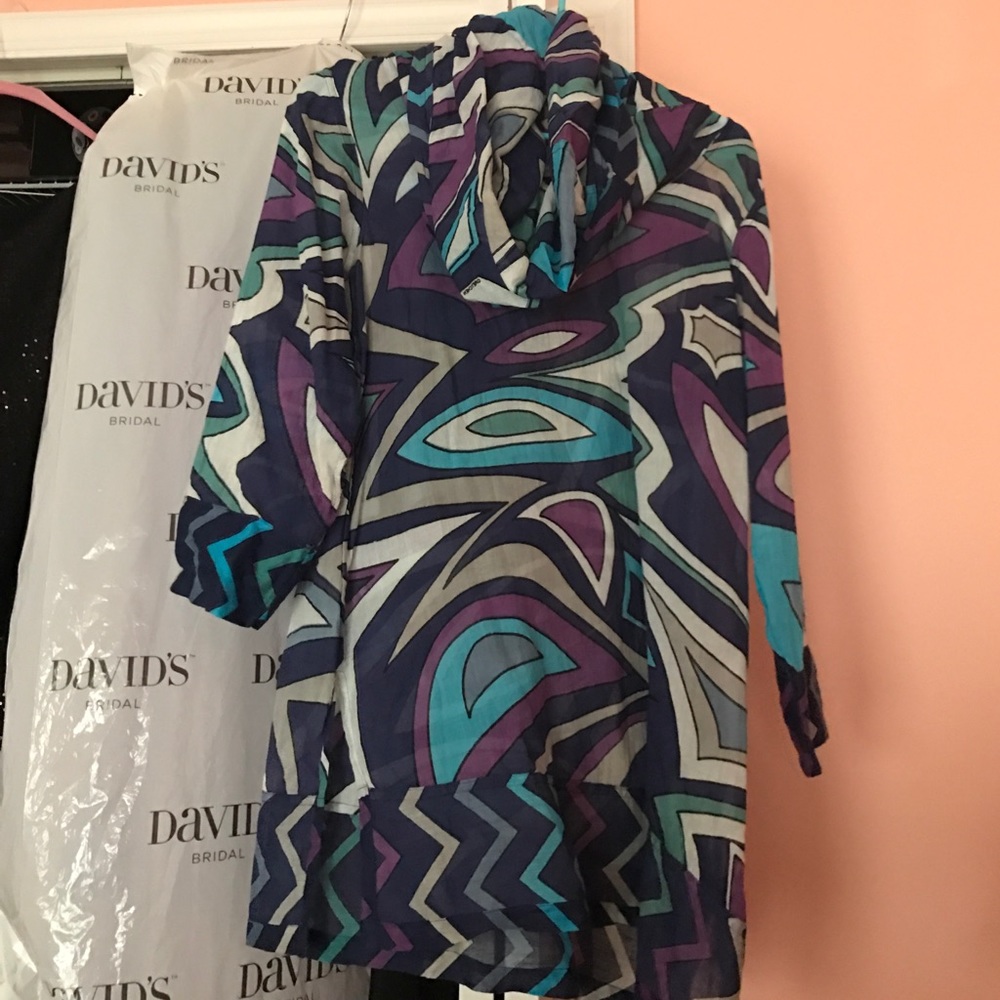 Gretchen scott cowlneck tunic small