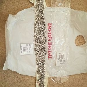 Wedding sash/belt, David's Bridal