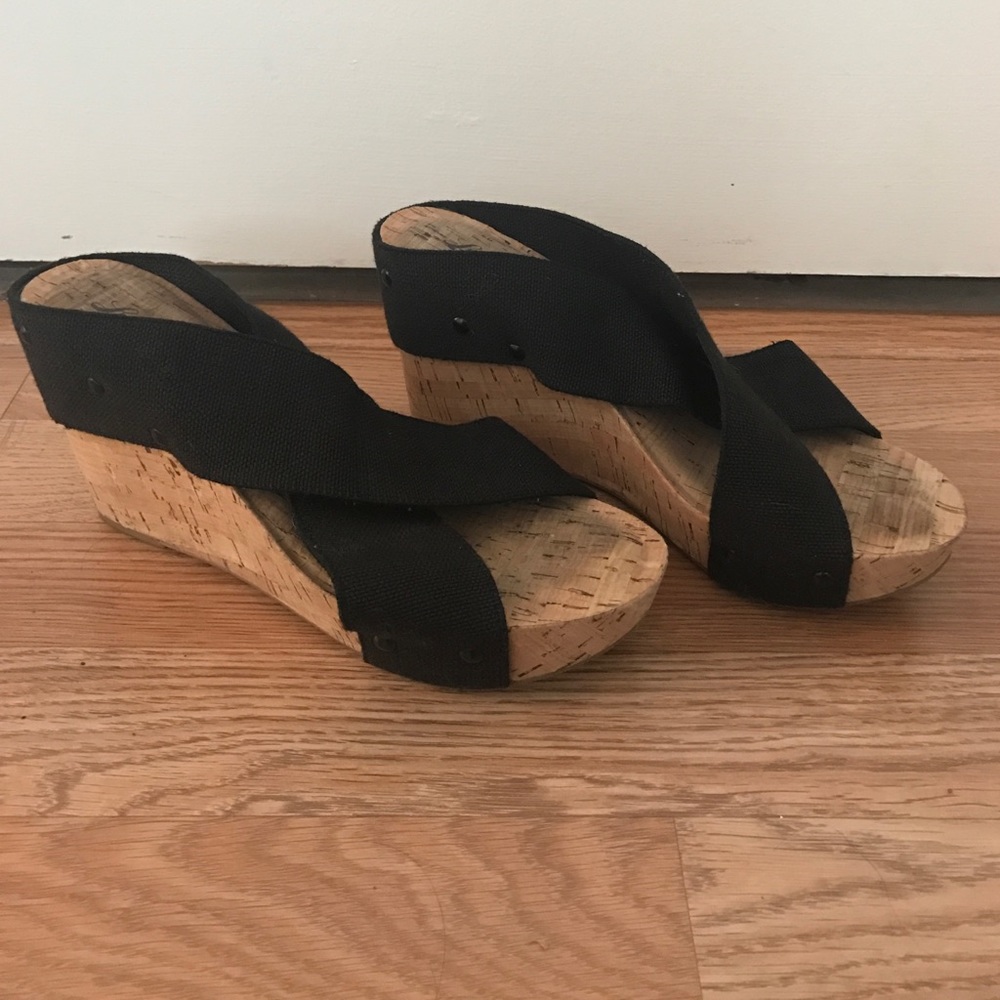 Lucky Brand Cork Wedges