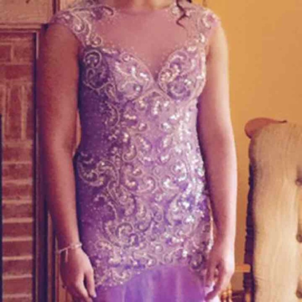 Stunning Lavender Prom Dress