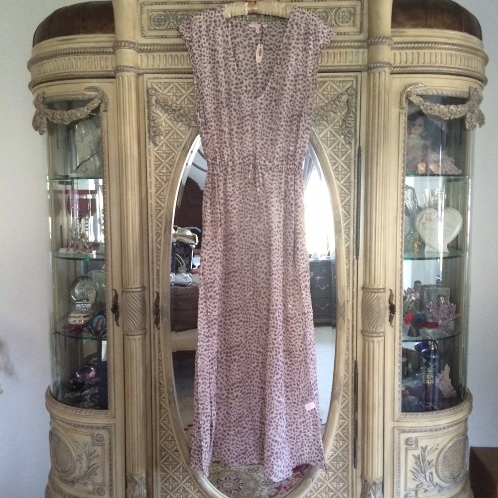 Victoria Secret , Cheeta print cover up.