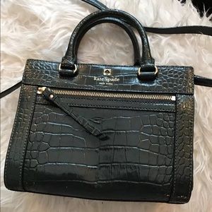 Green Kate spade bag