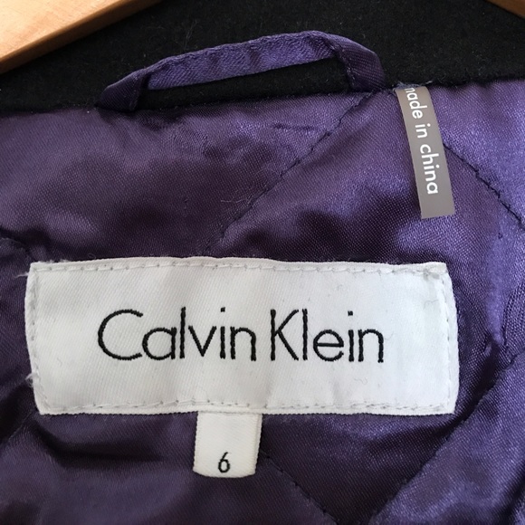 NWOT Calvin Klein Hooded Pea Coat - Picture 3 of 4