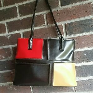 Multi-colored tote
