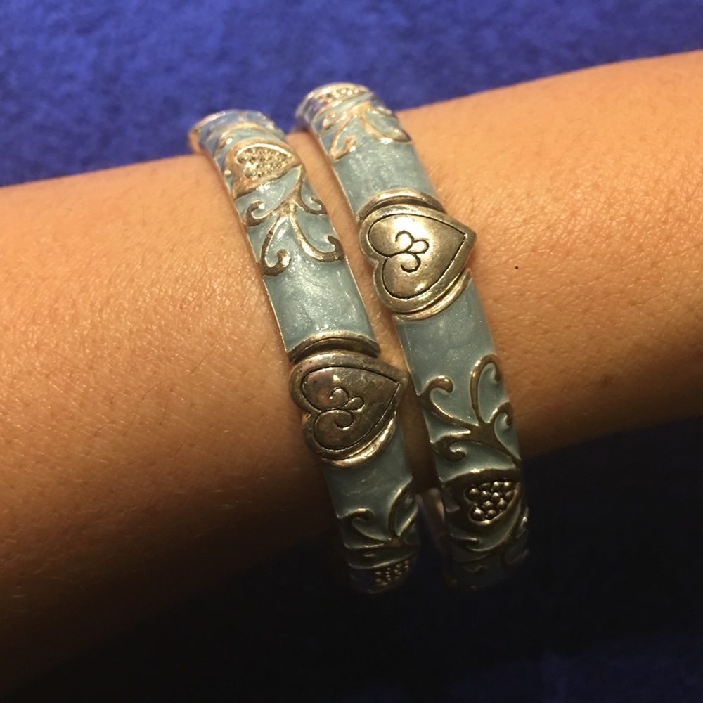 Nice little blue duo bracelets