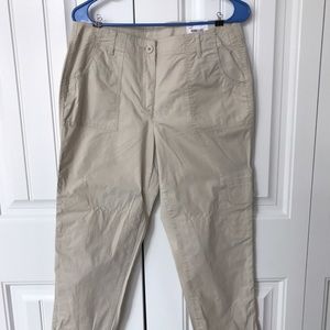 Liz Claiborne skinny boyfriend pants - oatmeal
