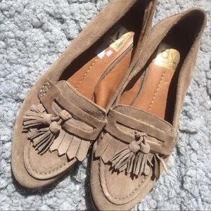 Dolce Vita Tan Suede Flats