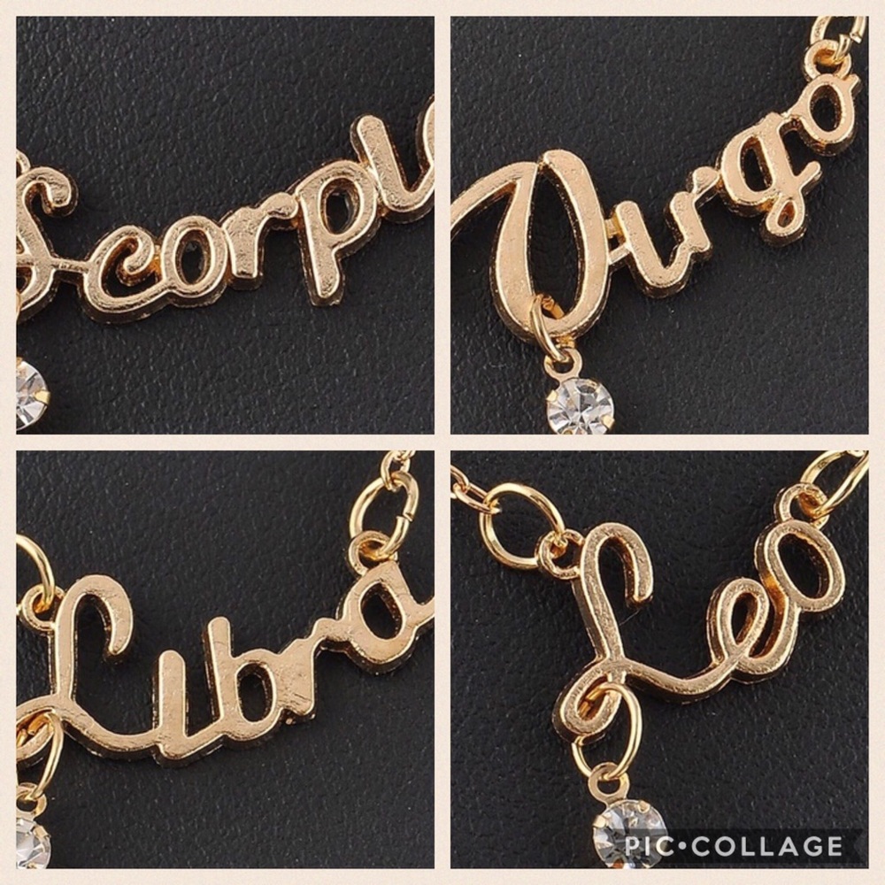 Zodiac sign necklaces - Picture 3 of 4