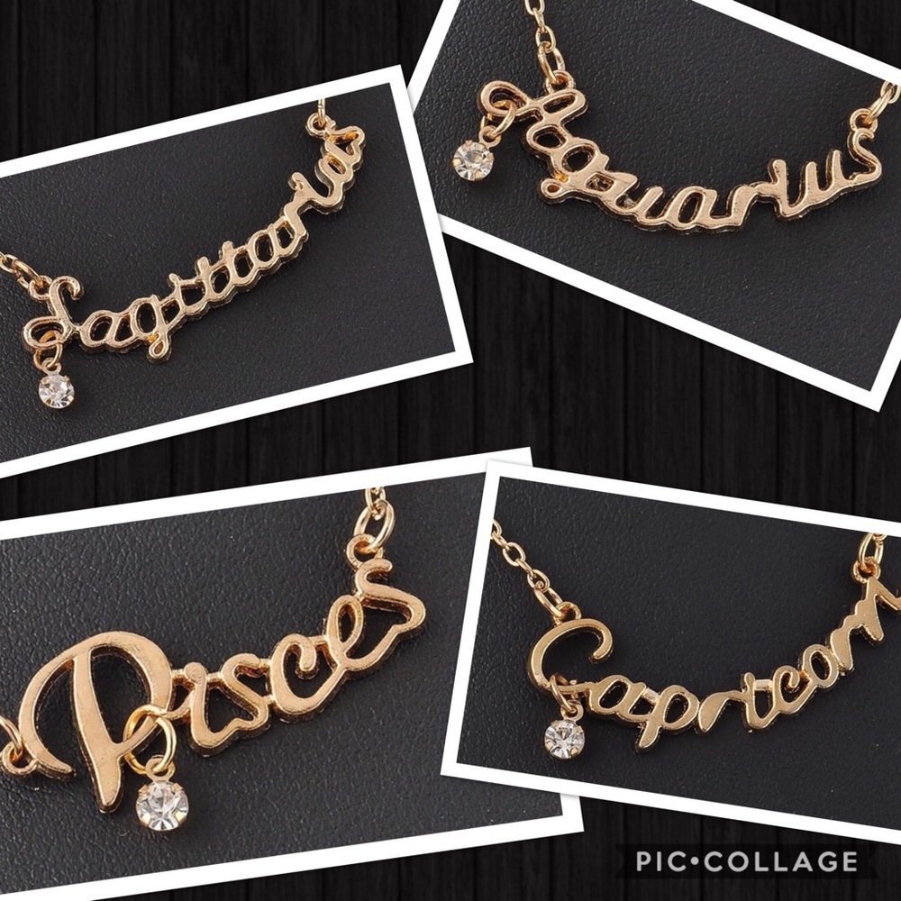 Zodiac sign necklaces - Picture 4 of 4