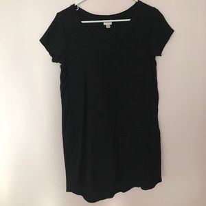 Black t-shirt dress