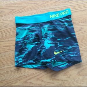 Nike pro compression shorts