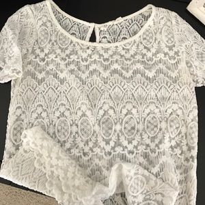 White Lace Top