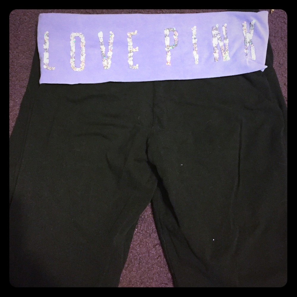 PINK yoga leggings!