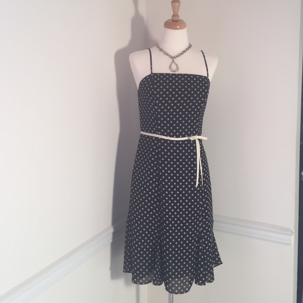 Size 6 CDC vintage style polka dot dress