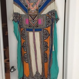 Flying Tomatoes Caftan Cover up