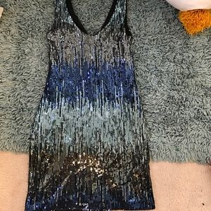 Blue sparkle dress