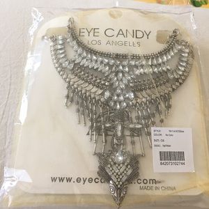 Eye Candy LA Silver Abigail Necklace